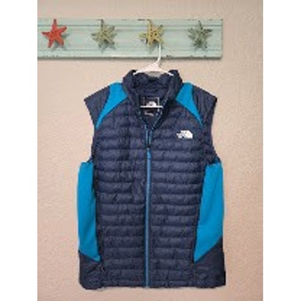 North Face Men's Blue Puffer Vest